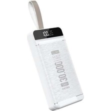 Powerway QC30 30000 Mah PD22.5W 3 USB Dijital Ekran Siyah Powerbank