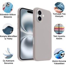 iPhone 16 Kılıf Lansman Premium Silinebilir Silikon