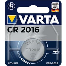 Varta CR2016 Lityum Pil (Tekli Paket Fiyatı)