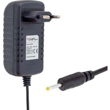 Powermaster PM-33779 5 Volt - 3 Amper 2.5*0.7 mm Uçlu Plastik Kasa Priz Tipi Adaptör