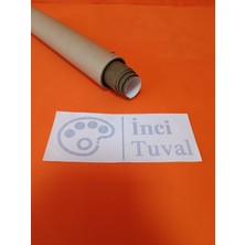 İnci Tuval Tuval Bezi 140 x 210 cm Net 147 x 217 cm Arkası Yeşilimsi Çift Astar Orta Dokulu 380 gr / m2