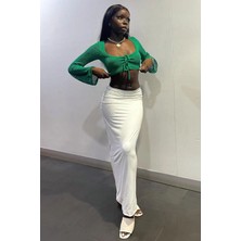 Fablair Bisiklet Yaka Basic Kısa Kollu Esnek Body
