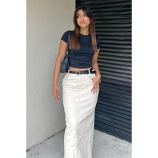 Fablair Bisiklet Yaka Basic Kısa Kollu Esnek  Body