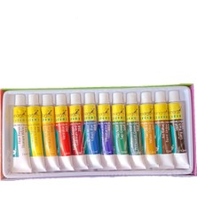 Yağlı Boya 12 Renk 12 ml Tüp Set Academy Seri Sanatsal Boya Güncel Paket (Yeni Tarihli Üretim)