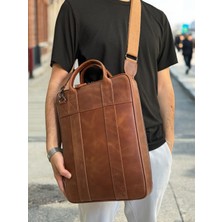 Hakiki Deri Tiguan Unisex Laptop-Evrak Çantası