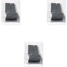 Plastik Gri Renkli Lü x  Parti Doğum Günü Çatal - 18  cm . - 25 Adetlik 3 Paket