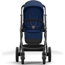 Cybex Gazelle S (Black Şasi) Ikiz Bebek Arabası (Navy Blue)