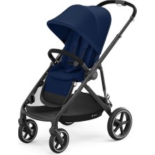 Cybex Gazelle S (Black Şasi) Ikiz Bebek Arabası (Navy Blue)