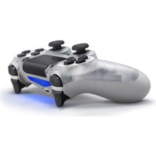 Ps4 Kablosuz Gamepad Garantili Joystick Yenilenmis Gamepad Controller - Şeffaf Beyaz