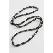 Feryal Hematit Onix Doğaltaş Kolye