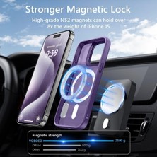 Fibaks Apple iPhone 16 Pro Uyumlu Kılıf Standlı Mat Magsafe Metal Tuşlu Kamera Lens  Wonk Kapak