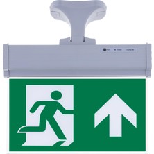 Evimdeyokyok SG071-Y1 Çift Yönlü Acil Yönlendirme Armatürü (Askı Aparatlı) Yukarı