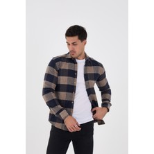 Jack Carısma Oduncu Ekose-Dama Slim Fit Erkek Gömlek