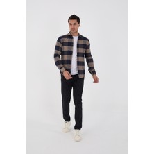 Jack Carısma Oduncu Ekose-Dama Slim Fit Erkek Gömlek