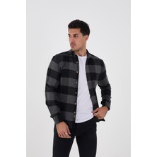 Jack Carısma Oduncu Ekose-Dama Slim Fit Erkek Gömlek