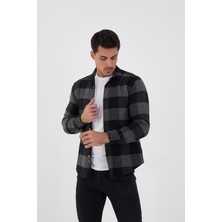 Jack Carısma Oduncu Ekose-Dama Slim Fit Erkek Gömlek