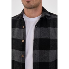 Jack Carısma Oduncu Ekose-Dama Slim Fit Erkek Gömlek