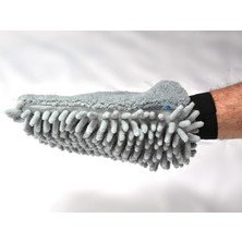 Çift Taraflı Mop Mikrofiber Araç Otomobil Araba Yıkama Temizleme Eldiveni