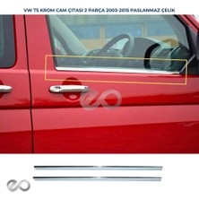 Ebal Oto Vw T5 Multivan Krom Cam Çıtası 2 Prç. 2004-2015 P. Çelik