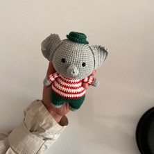 Amigurumi Elişi Fil Oyuncak / Uyku Arkadaşı / Oyun Arkadaşı