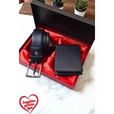 Vanilla Collection Sevgililer Günü Hediyesi Erkek Cüzdan Kemer Lüks Hediyelik Set Özel Hediye Paketinde