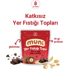 Muni Çikolata Parçacıklı Yer Fıstığı Topu, 80 gr x 6 Adet