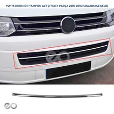 Ebal Oto Vw T5 Multivan Krom Ön Tampon Çıtası 2010-2015 P. Çelik