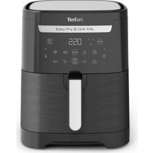 Tefal 6.5 Litre Yağsız Fritöz Airfryer, Hava ile Kızartma & Izgara, 8 Otomatik Program Siyah + Onerous Mutfak Tartısı