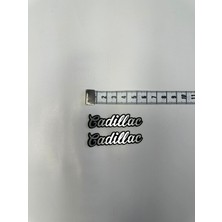 Otomor Aksesuar Cadillac Yazılı Kazıma Arma 5.5cm