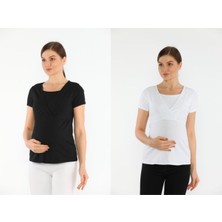 Meghan L.A Emzirmeye Uygun Bluz 2'li Set