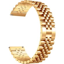 Forzacase Huawei Watch 2 2018 ile Uyumlu Rolex Tasarım Metal Kordon Kayış - FC926