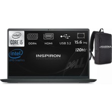 Dell Inspiron 3520 Intel Core I5 1235U 3520-17 8gb 4tb  Freedos 15.6" Fhd 120Hz Taşınabilir Bilgisayar