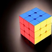 3x3 Profesyonel Kutulu Neon Speed Cube Zeka Sabır Küpü