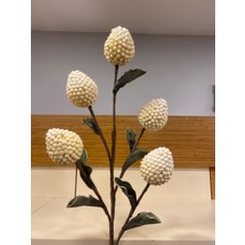 Plus Home Yapay Çiçek Late  x   Krem Top Mısır Model 90 cm