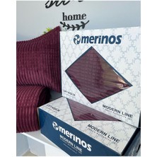 Merinos Modern Line 3 Parça Battaniye Seti