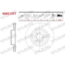 Range Rover Sport L320 Ön Fren Diski Takım 2009>2012 / Land Rover Dıscovery Iv L319 2009> (SDB000624)