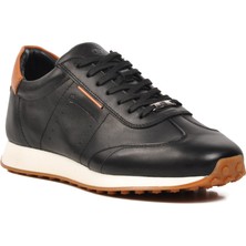 Hammer Jack Siyah  Deri Erkek Sneaker