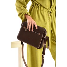 Çanta Trend Diva Delüxe Lkhakiyeşili Kadın Omuz ve Çapraz Çantası 23X27 Ebatında