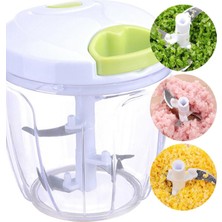 After Times 5 Bıçaklı Büyük Ipli El Doğrayıcı: Pratik Çek-Bırak Rondo, 1000ML Kapasiteli