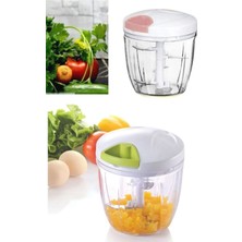 After Times 5 Bıçaklı Büyük Ipli El Doğrayıcı: Pratik Çek-Bırak Rondo, 1000ML Kapasiteli