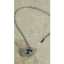 Jewerly Zirkon Taşli Kalpli Kolye