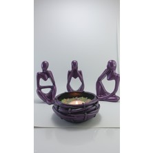 Dekoratif Biblo 3 Düşünen Insan Heykel