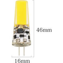 Sonreyon 5 Adet 220 Volt G4 LED Ampül 9 Watt (Beyaz Işık , Sarı Işık)
