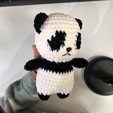 Amigurumi Elişi Kadife Panda / Uyku Arkadaşı