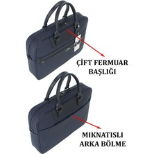 Meschain Laptop & Evrak Çantası 15,6 '' Omuz Askılı Su Geçirmez Dış Yüzey Unisex