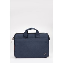 Meschain Su Geçirmez Kumaş Evrak & Laptop Çantası 13" - 14" Inç Siyah