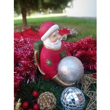 Astronot Noel Baba Biblo, Yılbaşı Noel Baba Heykeli, Merry Christmas, Polyester Heykel