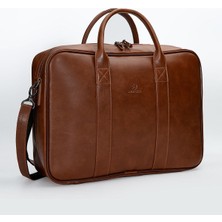 Macbook Organizer Laptop Evrak Çantası 15.6" & 16" Inç Taba