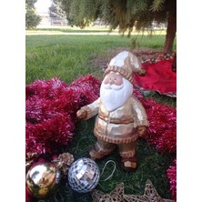 Noel Baba Biblo, Noel Baba Heykel, Yılbaşı, Merry Christmas, Polyester Heykel