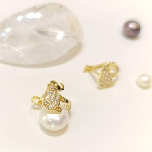 Altın Ofisi Çocuk Boyu Fil Küpe 14 Ayar Altın